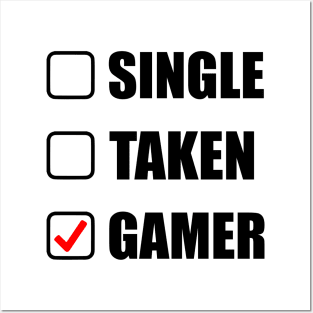 single taken gamer Posters and Art